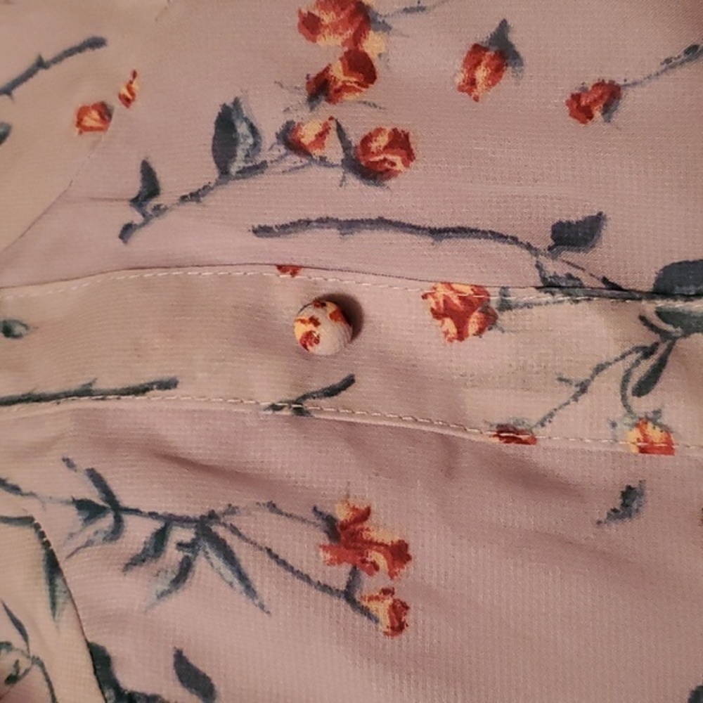 Missguided Floral Lilac Square Neckline Mini Dress Size 4 NWT - Picture 11 of 12
